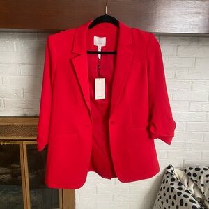 Cinq a sept True Red Blazer